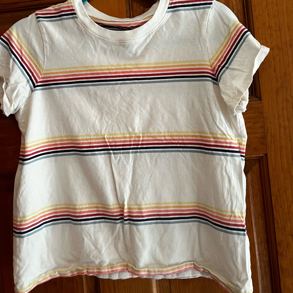 Boxy striped shirt
